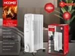 Ηλεκτρικό Καλοριφέρ Λαδιού 2000W με 3 Επίπεδα Ρύθμισης Θερμότητας - Hoomei