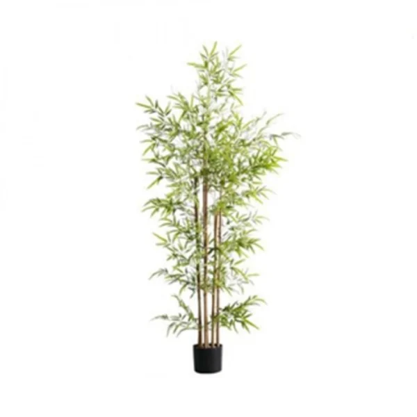 150cm Τεχνητό Διακοσμητικό Φυτό Μπαμπού σε Γλάστρα