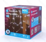 Χριστουγεννιάτικα Λαμπάκια Βροχή Ρεύματος με Διάφανο Καλώδιο 20x0,6m με Λευκό Ψυχρό Φωτισμό και 8 Προγράμματα Λειτουργίας 30034