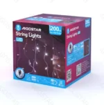 Χριστουγεννιάτικα Λαμπάκια Βροχή Ρεύματος με Διάφανο Καλώδιο 10x0,4m με Λευκό Ψυχρό Φωτισμό και 8 Προγράμματα Λειτουργίας 30020