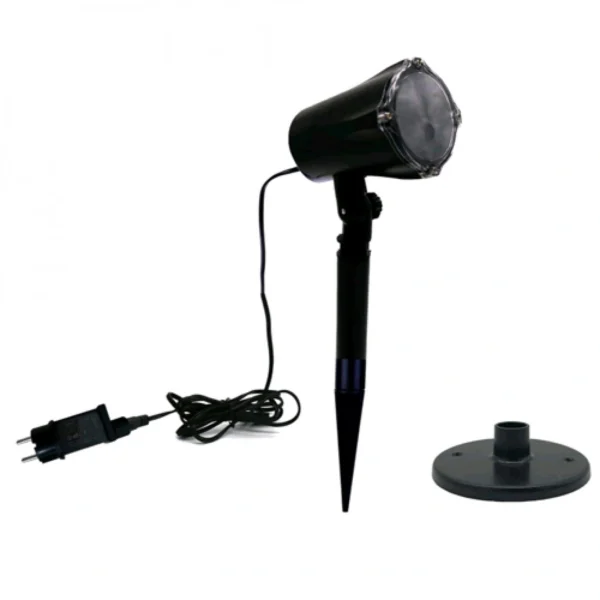 Χριστουγεννιάτικος προβολέας LED με διάφορα σχέδια, επιτοίχια και χωνευτή βάση 220V IP44 για εσωτερικούς και εξωτερικούς χώρους.