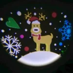 Χριστουγεννιάτικος προβολέας LED με διάφορα σχέδια, επιτοίχια και χωνευτή βάση 220V IP44 για εσωτερικούς και εξωτερικούς χώρους.