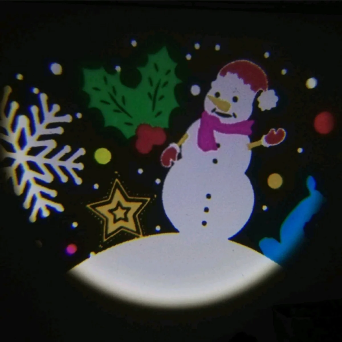 Χριστουγεννιάτικος προβολέας LED με διάφορα σχέδια, επιτοίχια και χωνευτή βάση 220V IP44 για εσωτερικούς και εξωτερικούς χώρους.