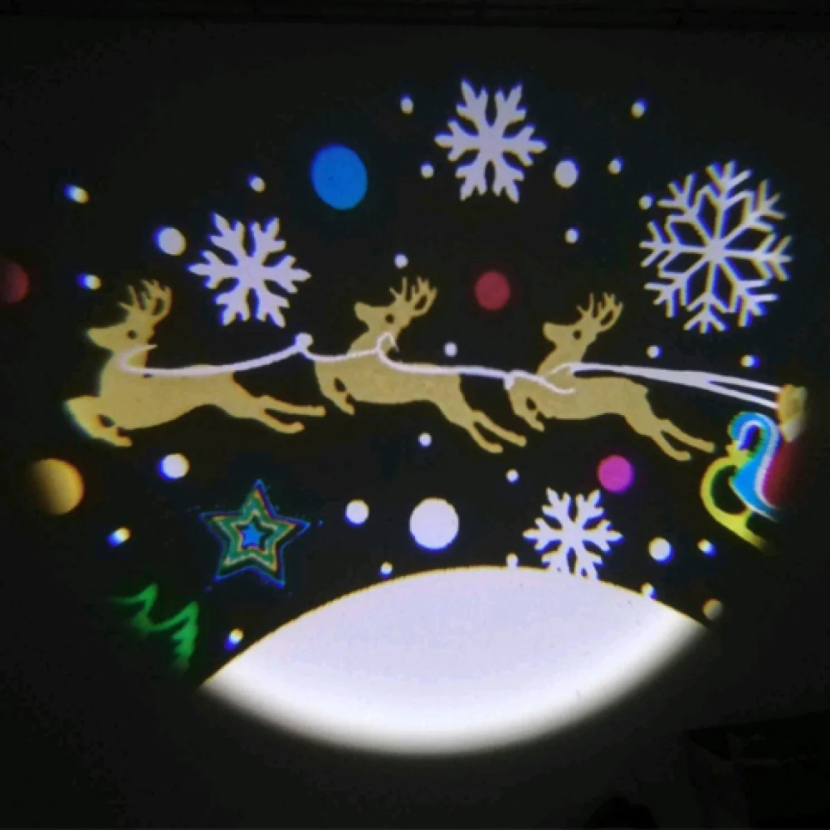 Χριστουγεννιάτικος προβολέας LED με διάφορα σχέδια, επιτοίχια και χωνευτή βάση 220V IP44 για εσωτερικούς και εξωτερικούς χώρους.