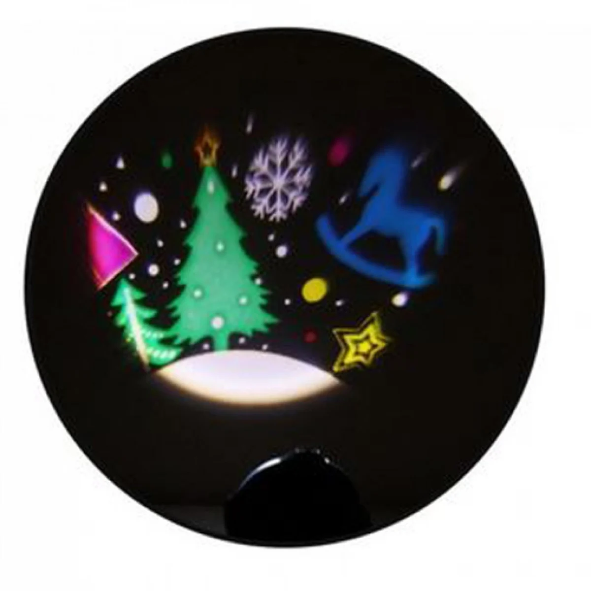 Χριστουγεννιάτικος προβολέας LED με διάφορα σχέδια, επιτοίχια και χωνευτή βάση 220V IP44 για εσωτερικούς και εξωτερικούς χώρους.