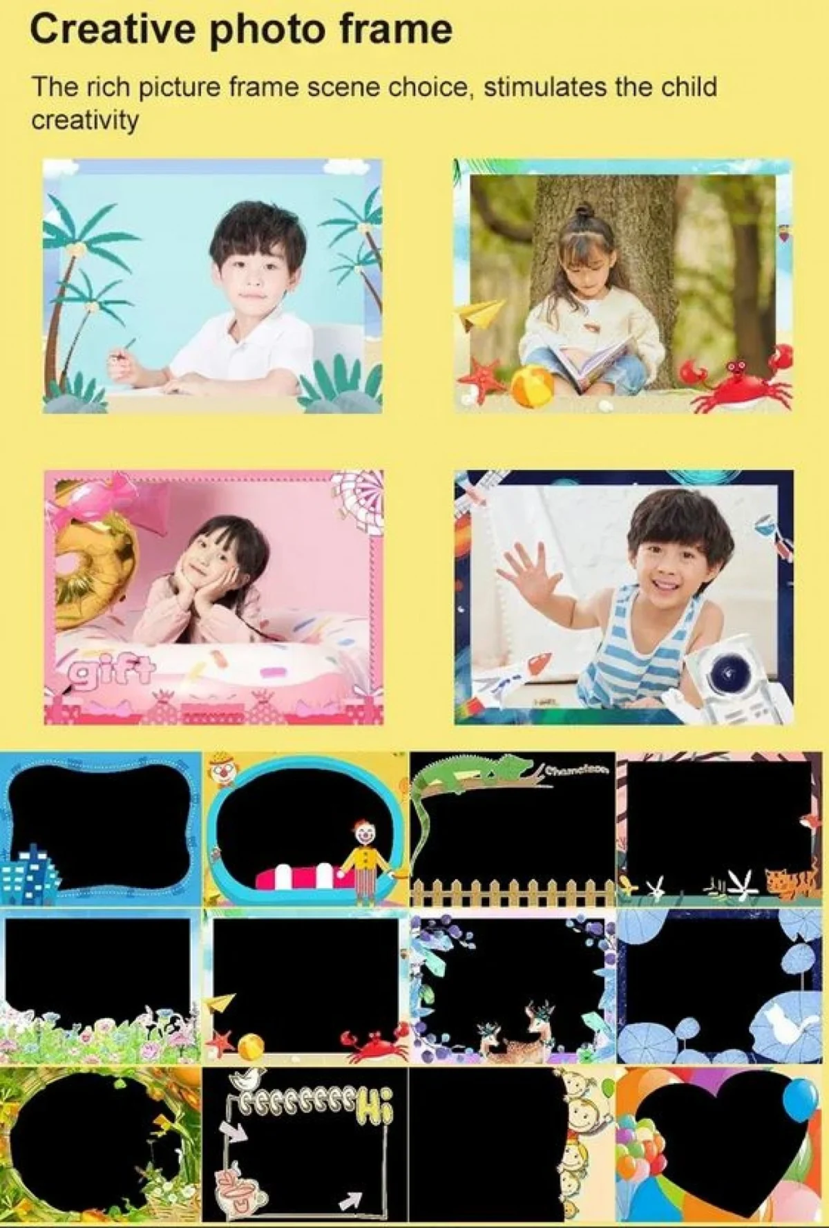 Επαναφορτιζόμενη Παιδική Ψηφιακή Φωτογραφική Μηχανή 1080P & Βιντεοκάμερα - Μπομπ Σφουγγαράκης