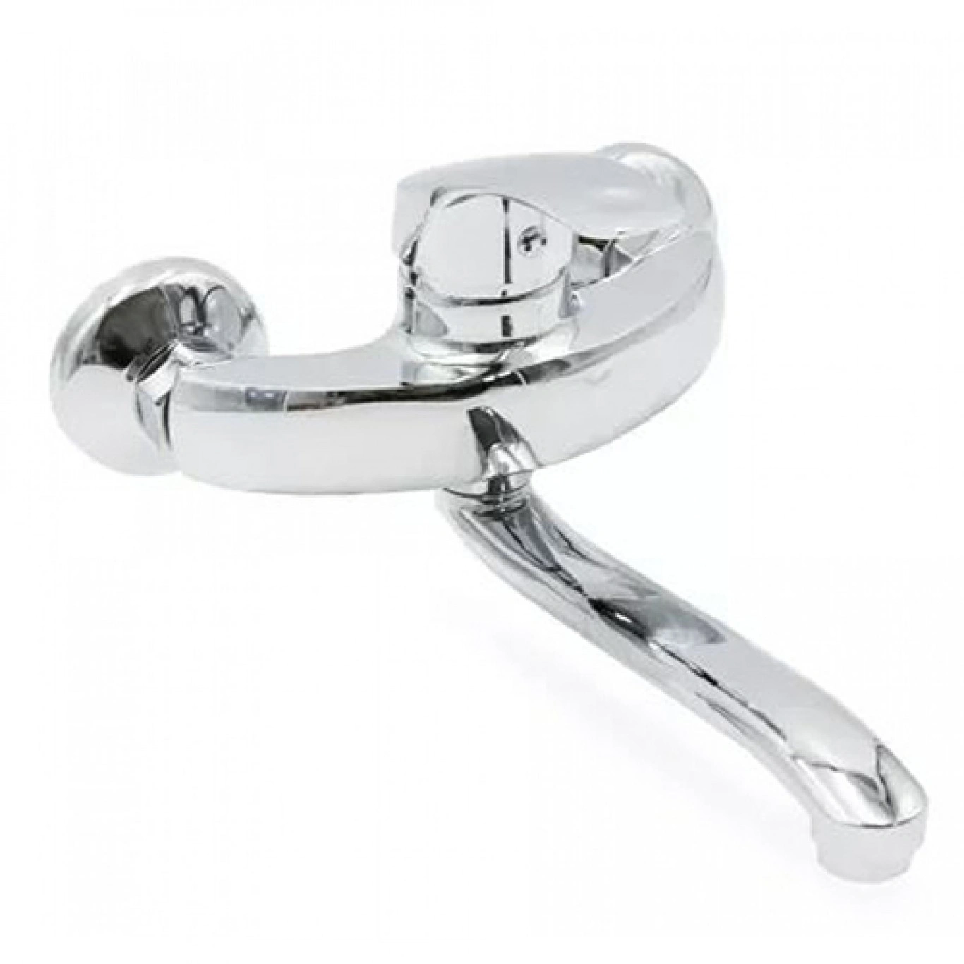 Μπαταρία Νιπτήρα Τοίχου για Μπάνιο Ασημί Μπαταρία Νιπτήρα Τοίχου για Μπάνιο Ασημί