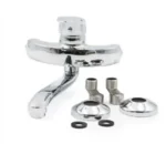 Μπαταρία Νιπτήρα Τοίχου για Μπάνιο Ασημί