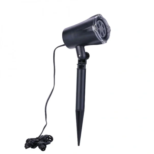 Χριστουγεννιάτικος Προβολέας LED με Σχέδιο Χιονονιφάδες, Εσωτερικού και Εξωτερικού Χώρου IP44