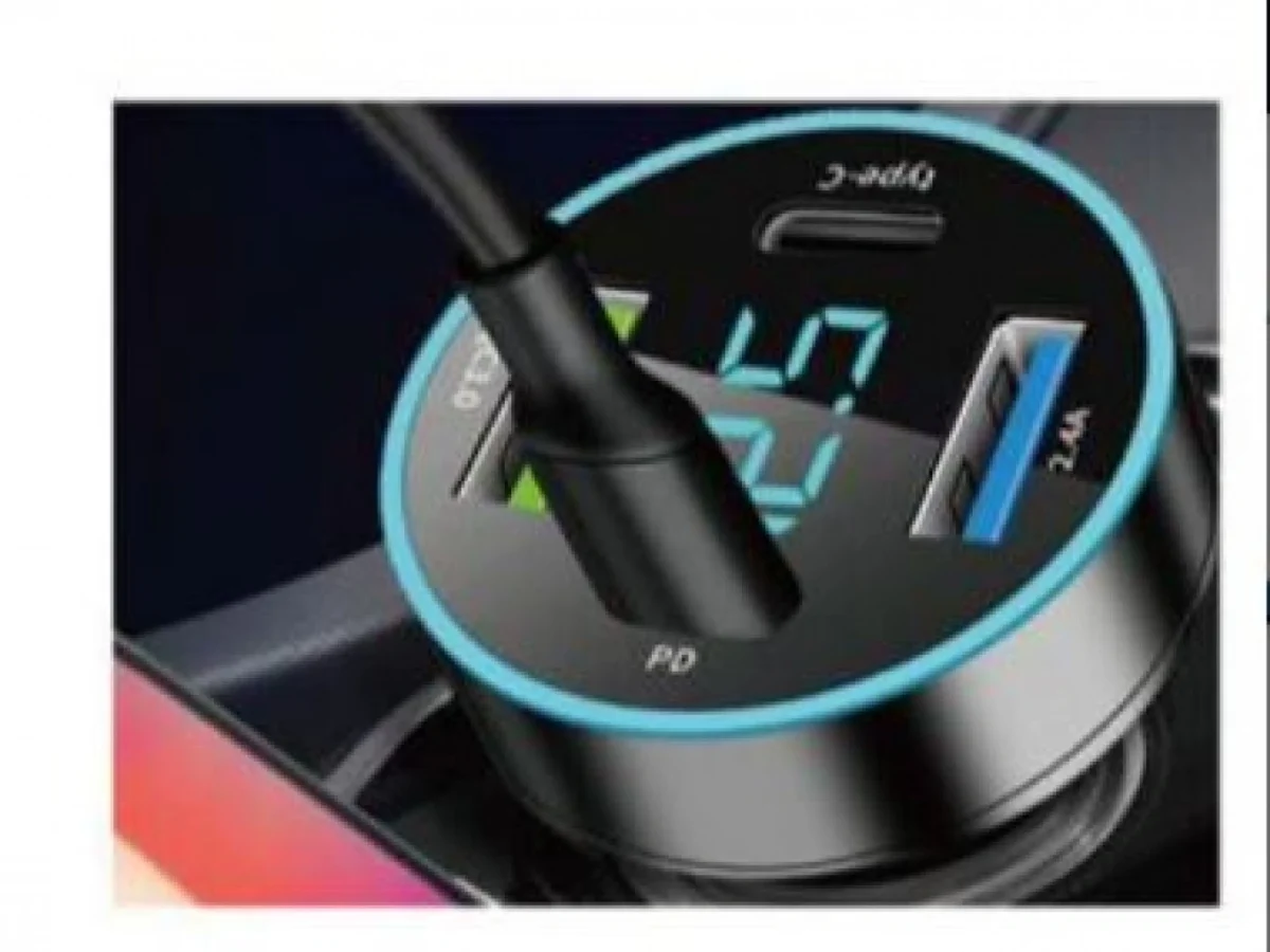 Φορτιστής Aυτοκινήτου Ταχείας Φόρτισης 5 σε 1