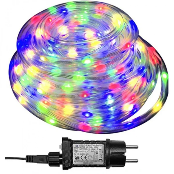 Χριστουγεννιάτικα Λαμπάκια σε Φωτοσωλήνα 400 LED - 20m + 3m Καλώδιο με Πολύχρωμο Φωτισμό και 8 Προγράμματα - Xmasfest