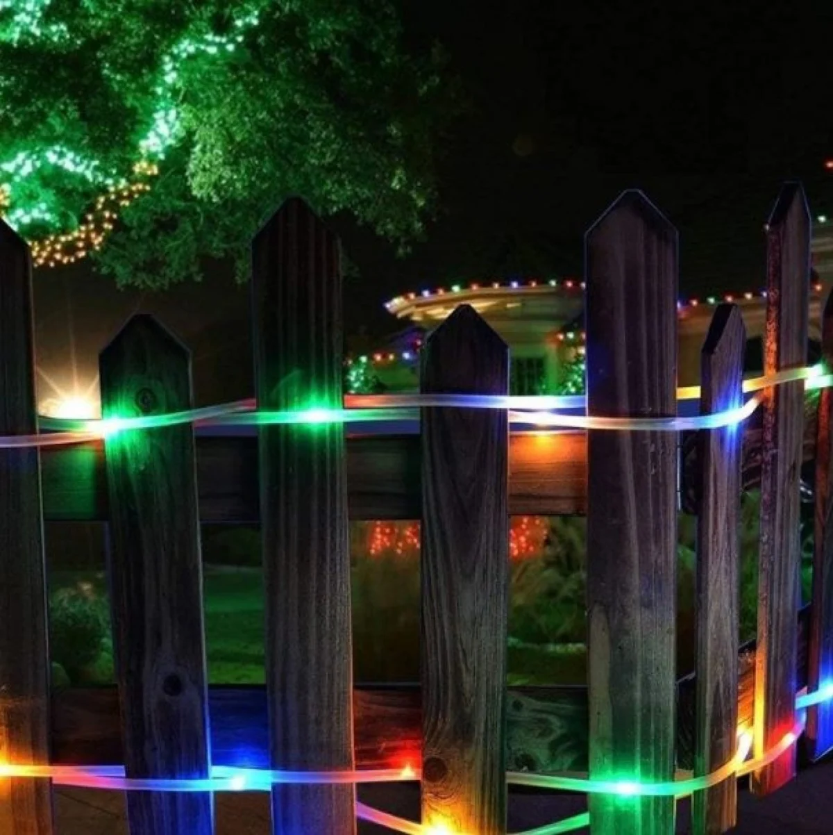 Ηλιακά Χριστουγεννιάτικα Λαμπάκια Φωτοσωλήνα 10m - Λευκό Θερμό LED με Φωτοβολταϊκό Πάνελ