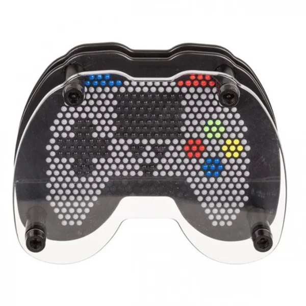 Πολύχρωμο Επιτραπέζιο Διακοσμητικό με Ακίδες 3D Controller - Pin Art 12,5x9.5x6cm