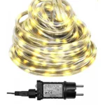 Χριστουγεννιάτικα Λαμπάκια σε Φωτοσωλήνα 400 LED - 20m + 3m Καλώδιο με Θερμό Λευκό Φωτισμό και 8 Προγράμματα - Xmasfest