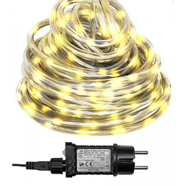 Χριστουγεννιάτικα Λαμπάκια σε Φωτοσωλήνα 400 LED - 20m + 3m Καλώδιο με Θερμό Λευκό Φωτισμό και 8 Προγράμματα - Xmasfest