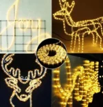 Χριστουγεννιάτικα Λαμπάκια σε Φωτοσωλήνα 400 LED - 20 m + 3m Καλώδιο με Θερμό Λευκό Φωτισμό και 8 Προγράμματα - Xmasfest