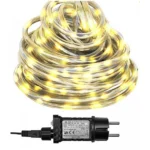 Χριστουγεννιάτικα Λαμπάκια σε Φωτοσωλήνα 200 LED - 10m + 3m Καλώδιο με Θερμό Λευκό Φωτισμό και 8 Προγράμματα - Xmasfest