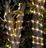 Χριστουγεννιάτικα Λαμπάκια σε Φωτοσωλήνα 200 LED - 10m + 3m Καλώδιο με Θερμό Λευκό Φωτισμό και 8 Προγράμματα - Xmasfest