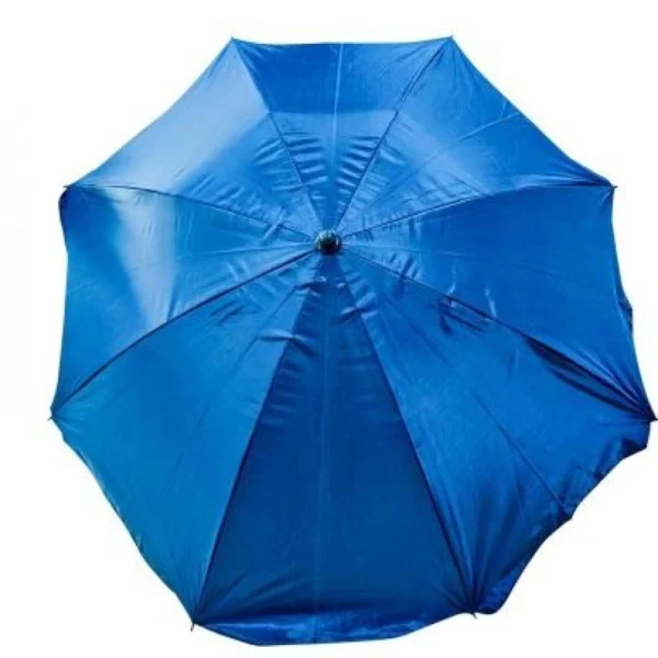 Ομπρέλα Θαλάσσης 200cm με Ηλιοπροστασία UV- Μπλέ/Ασημί