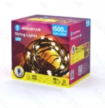 Χριστουγεννιάτικα Λαμπάκια Ρεύματος Γιρλάντα με Πράσινο Καλώδιο 50m με Θερμό Φωτισμό και 8 Προγράμματα Λειτουργίας 30052