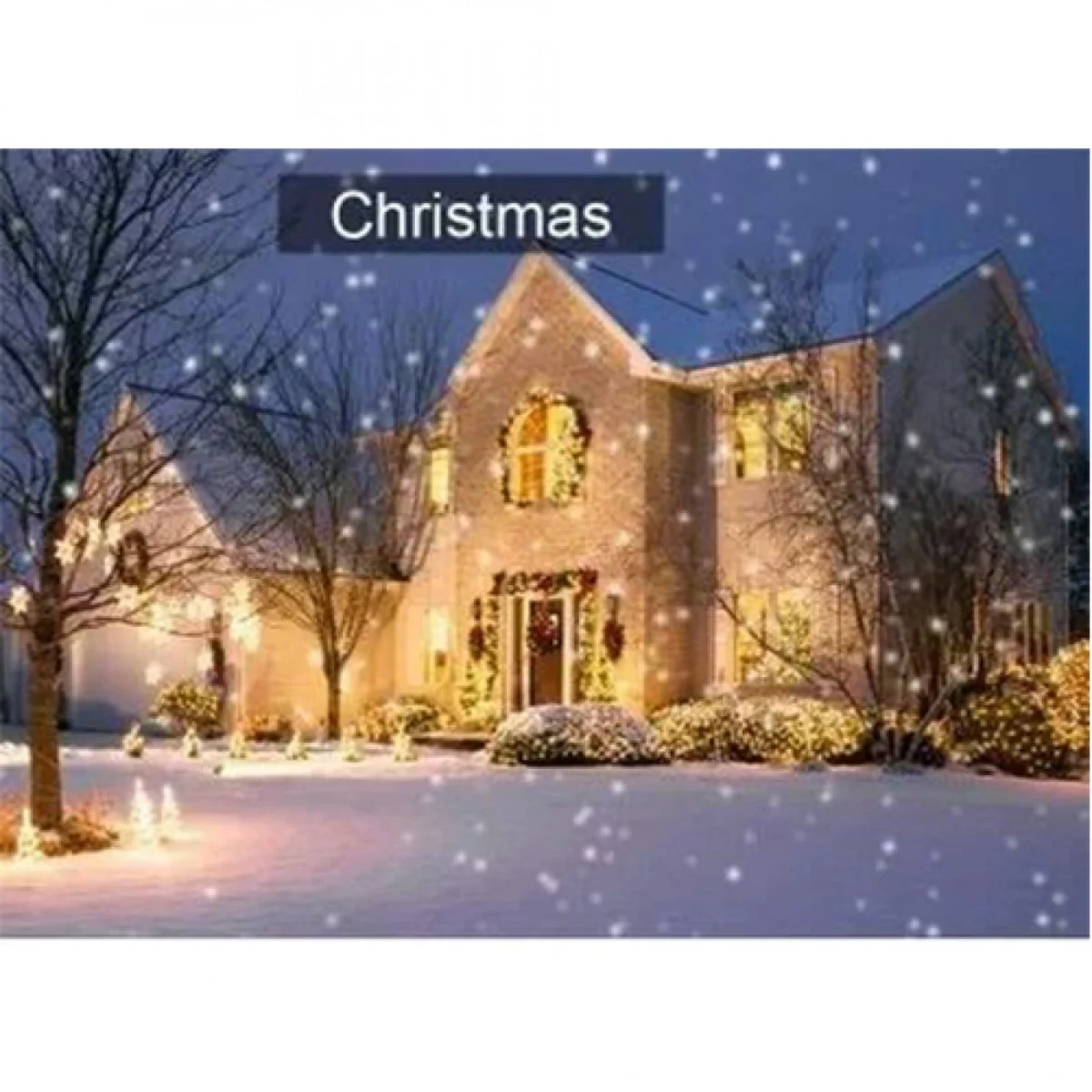 Χριστουγεννιάτικος Προβολέας Laser – Christmas Snow Flower Lamp