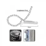 Μεταλλικό Κλειδί για Φίλτρο Λαδιού με Αλυσίδα.