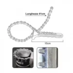 Μεταλλικό Κλειδί για Φίλτρο Λαδιού με Αλυσίδα - 347443