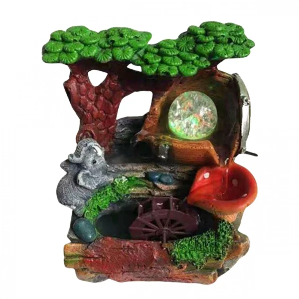 Συντριβάνι με Ελέφαντα και Νερόμυλο 20x16x12εκ