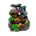 Συντριβάνι με Ελέφαντα Kιούπι και Νερόμυλο 20x16x27εκ