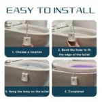 Φωτάκι Led Rgb Τουαλέτας Με Αισθητήρα Κίνησης