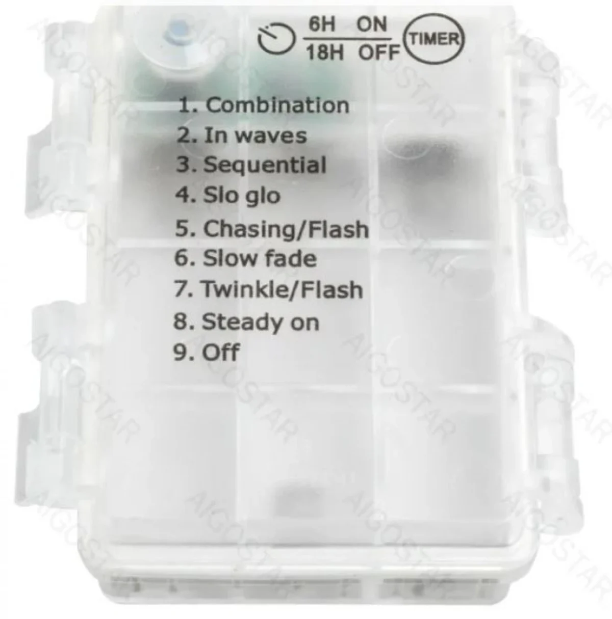 Χριστουγεννιάτικα Λαμπάκια Μπαταρίας σε Σωλήνα με Διάφανο Καλώδιο 15m με Λευκό Ψυχρό Φωτισμό και 8 Προγράμματα Λειτουργίας 30717