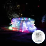 Χριστουγεννιάτικα Λαμπάκια Μπαταρίας σε Σωλήνα με Διάφανο Καλώδιο 5m με Πολύχρωμο Φωτισμό και 8 Προγράμματα Λειτουργίας 30718