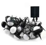 Καρφωτά Ηλιακά Λαμπιόνια Γιρλάντα RGBW 8m - 25 LED για Φωτισμό Κήπου και Εξωτερικών Χώρων