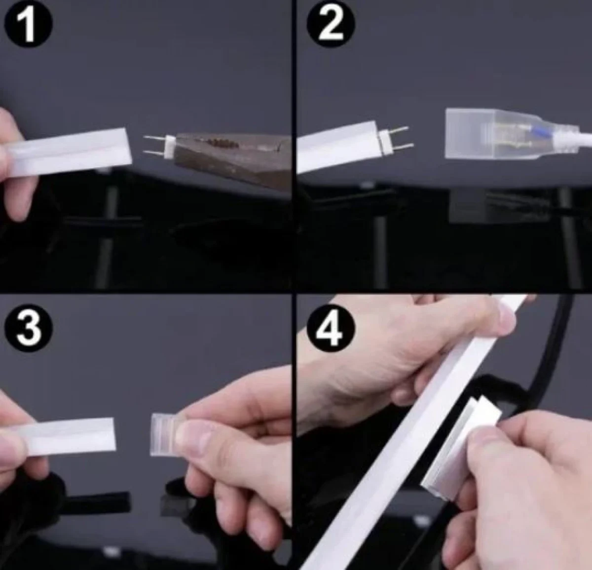 Αδιάβροχη Εύκαμπτη Ταινία Led Neon Τροφοδοσίας 12V 5M – Μπλε