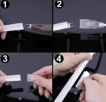 Αδιάβροχη Εύκαμπτη Ταινία Led Neon Τροφοδοσίας 12V 5M – Μπλε