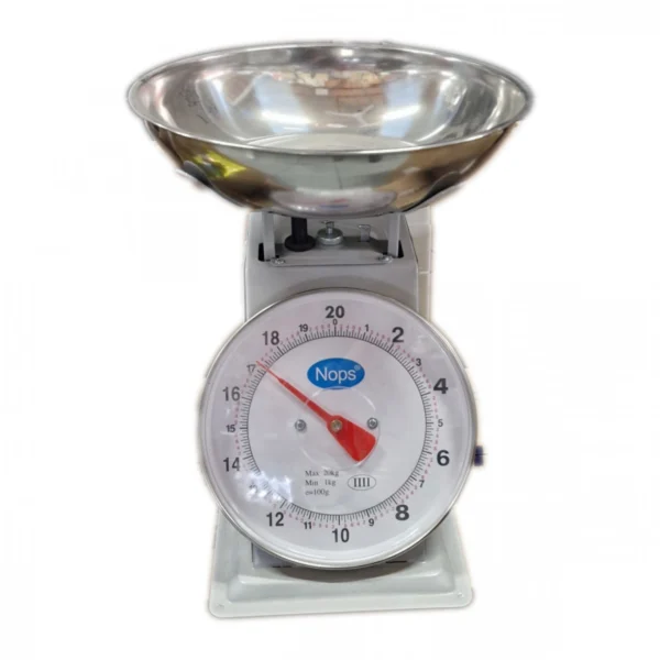 Ζυγαριά Αναλογική 20kg με Υποδιαίρεση 100gr