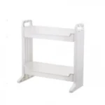 Αποθηκευτική Επιτραπέζια Ραφιέρα Βάση Οργάνωσης με 2 Ράφια 51.5x55x21cm Πλαστική Λευκή