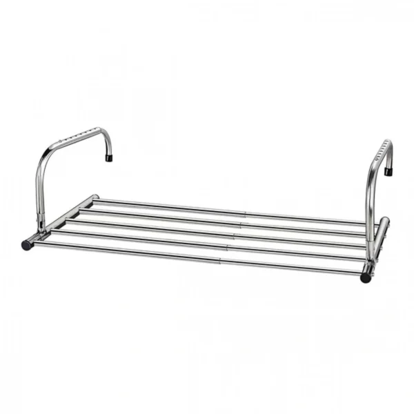 Επεκτεινόμενη Μεταλλική Απλώστρα για Κάγκελο 63-110xcm