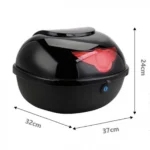 Μπαγκαζιέρα Μοτοσυκλέτας 655 28Lt με Ανακλαστικες Επιφάνειες