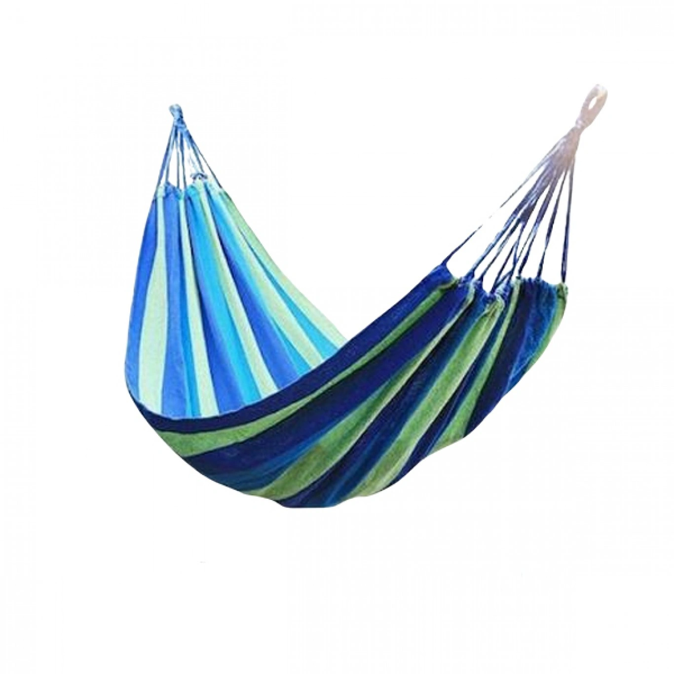 Μονή Αιώρα Υφασμάτινη Πολύχρωμη Μπλέ Ριγέ - Single Camping Hammock 205x80 cm Μονή Αιώρα Υφασμάτινη Πολύχρωμη Μπλέ Ριγέ - Single Camping Hammock 205x80 cm
