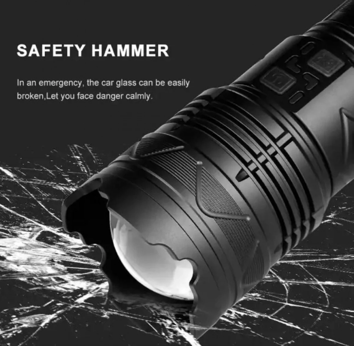 Επαγγελματικός Φακός Led 90Watt KLS-10009 με Εμβέλεια 1000 Μέτρα και Φωτεινότητα 10000LM