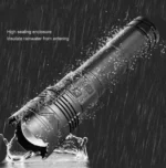 Επαγγελματικός Φακός Led 90Watt KLS-10009 με Εμβέλεια 1000 Μέτρα και Φωτεινότητα 10000LM