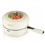 Αντικολλητική Ηλεκτρική Κατσαρόλα Πολλαπλών Λειτουργιών με Σχάρα Ατμού 2 Στρώσεων 7L 1500W RAF R.5402