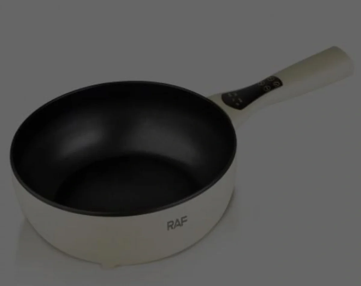 Αντικολλητική Ηλεκτρική Κατσαρόλα Πολλαπλών Λειτουργιών με Σχάρα Ατμού 2 Στρώσεων 7L 1500W RAF R.5402