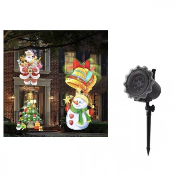 Νυχτερινός Διακοσμητικός Χριστουγεννιάτικος Γιορτινός Φωτισμός SE668 - LED Pattern Projector