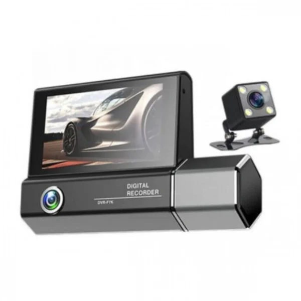 Καταγραφικό Αυτοκινήτου 1080P 170° με Νυχτερινή Όραση 3 Lens DVR Dash Night Vision