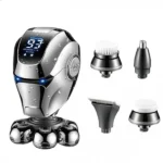 Επαναφορτιζόμενη Κουρευτική - Ξυριστική Μηχανή με LCD Οθόνη - Kemei KM-780