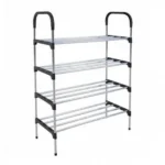 Μεταλλική Παπουτσοθήκη με 4 Ράφια 80x54x26cm