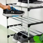 Μεταλλική Παπουτσοθήκη με 4 Ράφια 80x54x26cm
