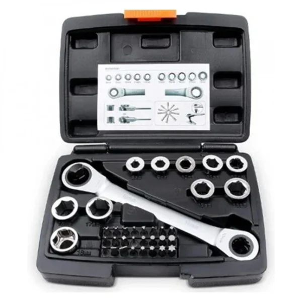 Σετ Κλειδί με Καστάνια 36τμχ με Βαλίτσα Μεταφοράς